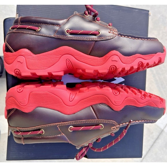 Timberland boat shoe C61 size 10.5 M/M TB OA2HFS 214 Medium Brown Nubuck - Picture 2 of 9